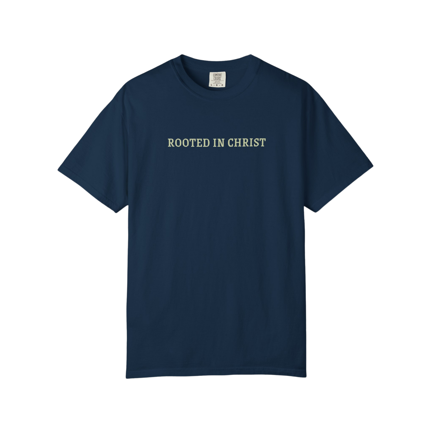 ROOTED IN CHRIST GRAPHIC TEE