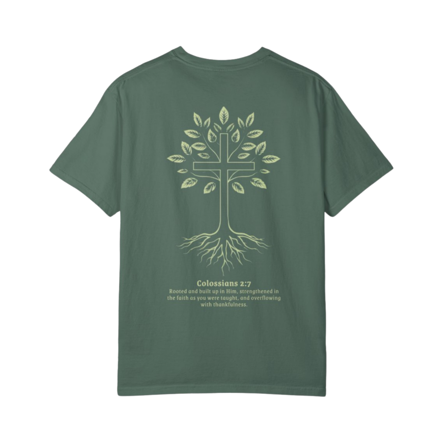 ROOTED IN CHRIST GRAPHIC TEE
