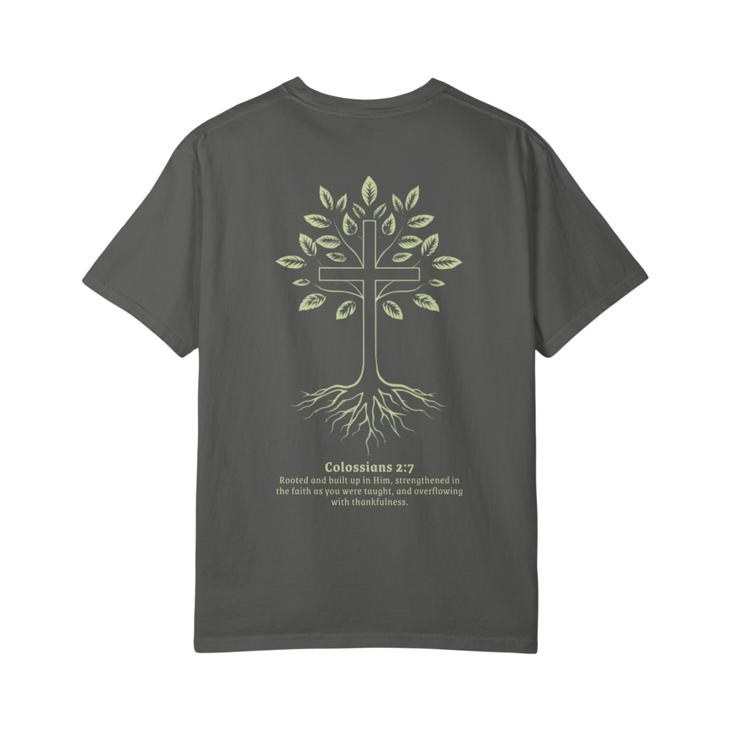 ROOTED IN CHRIST GRAPHIC TEE