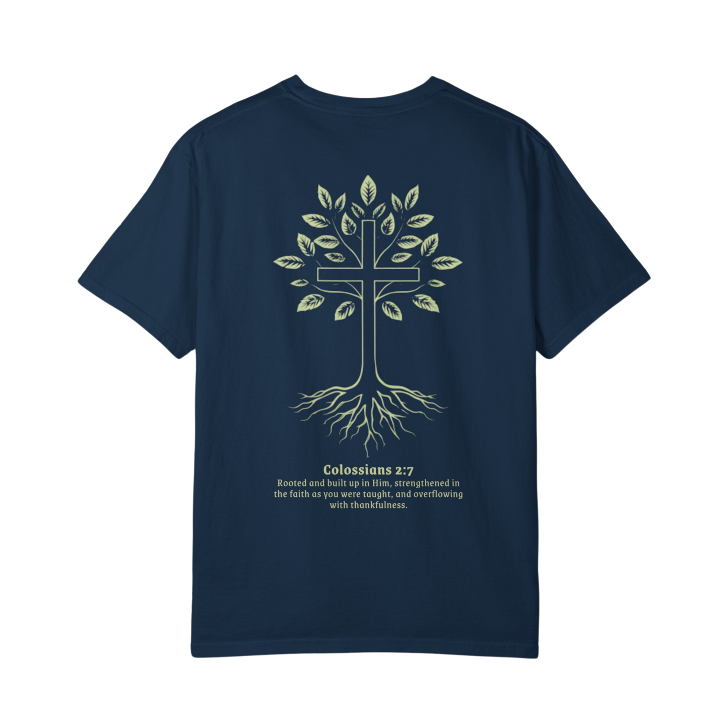 ROOTED IN CHRIST GRAPHIC TEE