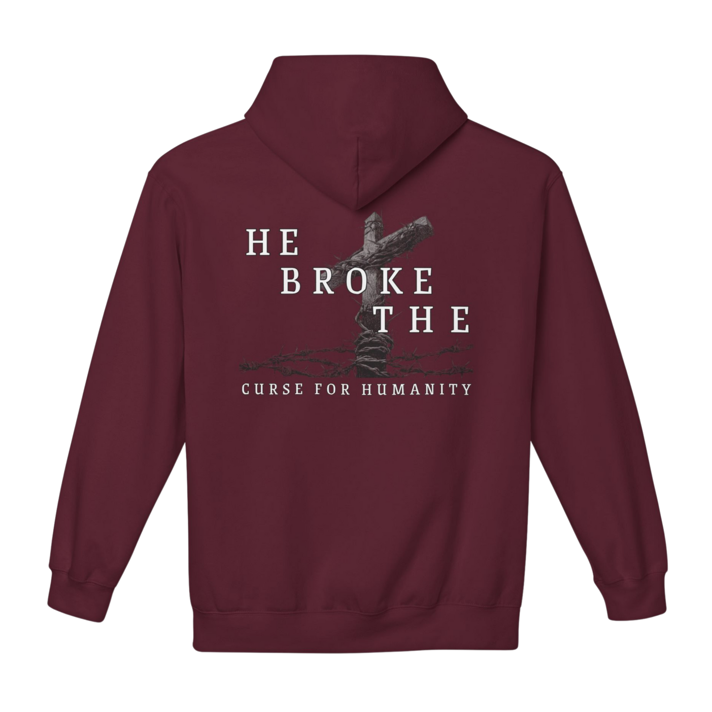 HE BROKE THE CURSE HOODIE
