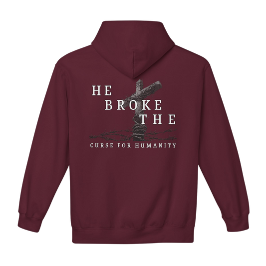 HE BROKE THE CURSE HOODIE
